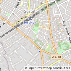 Map of Surbiton
