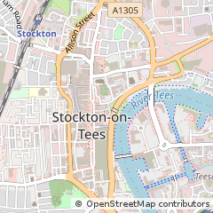 Map of Stockton-on-Tees