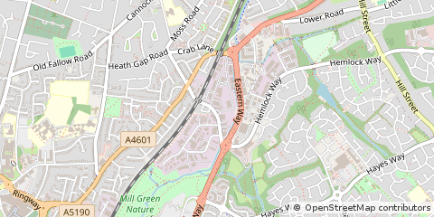 Map of Cannock