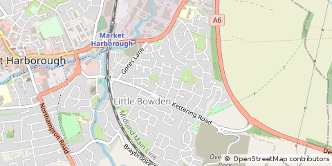 Map of Market Harborough