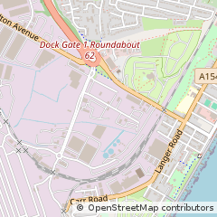 Map of Felixstowe, Suffolk