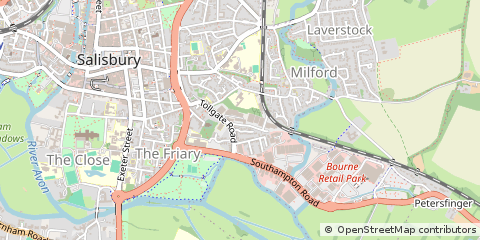 Map of Salisbury