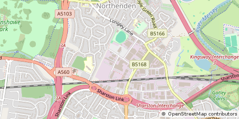 Map of Manchester, Greater Manchester
