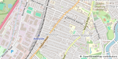 Map of Belfast