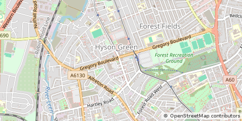 Map of Nottingham