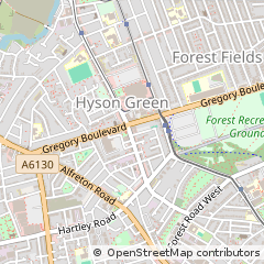 Map of Nottingham