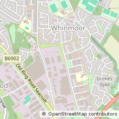Map of Leeds, West Yorkshire
