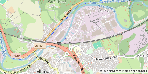 Map of Elland