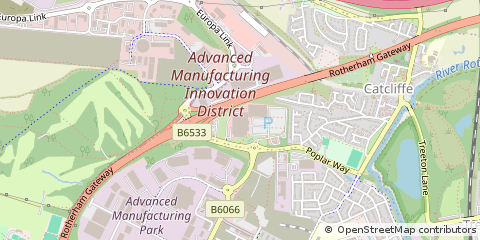 Map of Rotherham