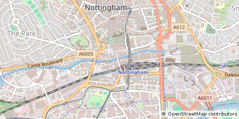 Map of Nottingham
