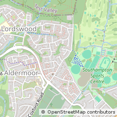 Map of Southampton, Hampshire
