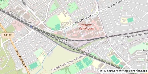 Map of Ruislip, Middlesex