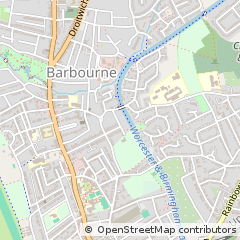 Map of Worcester, Worcestershire