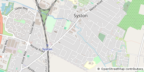 Map of Leicester, Leicestershire
