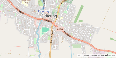 Map of North Yorkshire