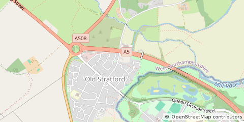 Map of Milton Keynes, Bucks