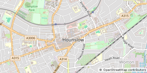 Map of Hounslow