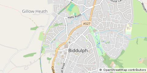 Map of Stoke-on-Trent, Staffordshire
