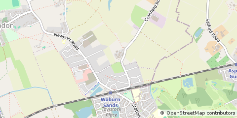 Map of Milton Keynes