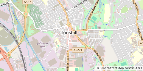 Map of Stoke-on-Trent