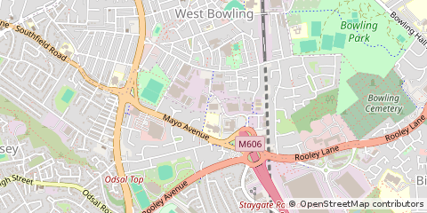 Map of Chase WAY, Bradford