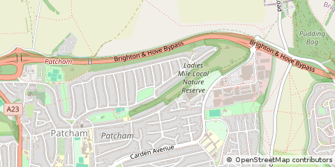 Map of Brighton, East Sussex