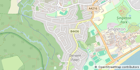 Map of Swansea