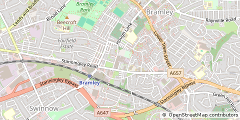 Map of Leeds