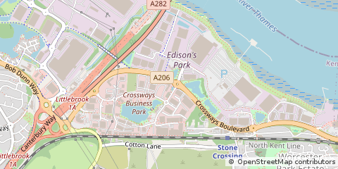 Map of Dartford