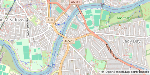Map of Nottingham