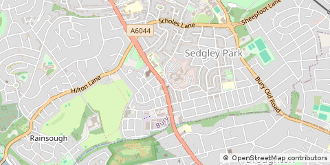 Map of Manchester