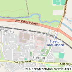 Map of Keighley, West Yorkshire