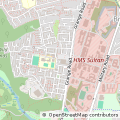 Map of Rowner, Gosport, Hants