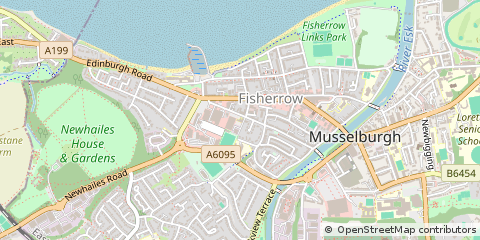 Map of Musselburgh