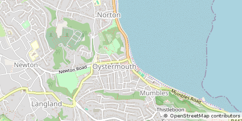 Map of Swansea