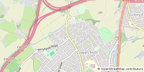 Map of Bromsgrove