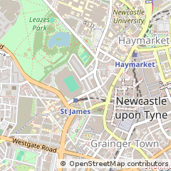 Map of Tyne and Wear