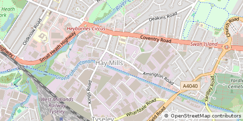 Map of Birmingham
