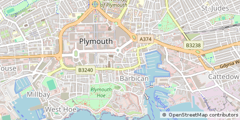 Map of Plymouth