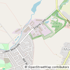 Map of Nottingham, Nottinghamshrie