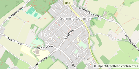 Map of Reading, Oxon