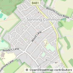 Map of Reading, Oxon