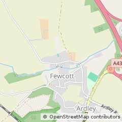 Map of Bicester, Oxfordshire