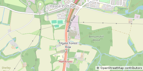 Map of Crawley