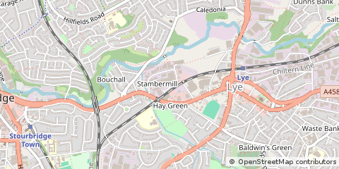 Map of LYE, Stourbridge, West Midlands