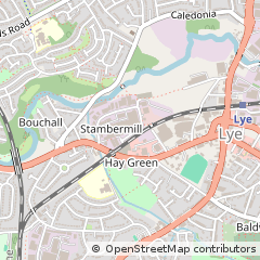Map of LYE, Stourbridge, West Midlands