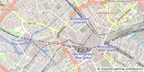 Map of Birmingham
