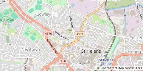 Map of ST. Helens