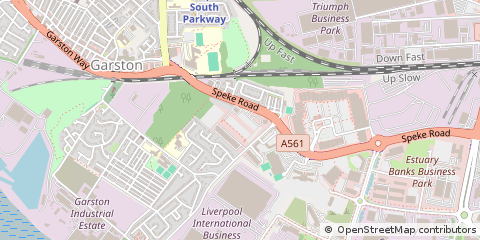 Map of Liverpool, Merseyside