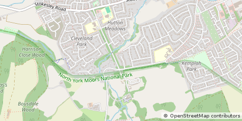 Map of Guisborough, Cleveland